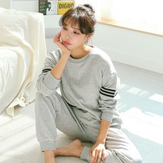 메리핀 메리핀 무지 견장 시보리 잠옷세트 3종