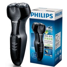필립스 면도기 S301 충전식 전동면도기 전신워싱 수입 쌍도수 S300 동종, 상세페이지 참조