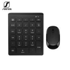SeenDa 2.4 그램 무선 미니 디지털 키보드 USB 숫자 숫자 키패드 패드 마우?, 상세내용참조, 상세내용참조