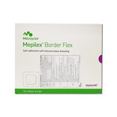 메피렉스 보더 플렉스 15x15CM 5매입 Mepilex Border Flex, 1개
