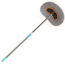 긴 핸들 화물차 버스 청소용 세차 브러시 정거장 업소, 밀크 실크(1.05m), 1개