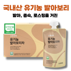 국내산 유기농 발아보리차 초록베베, 2개, 10개입, 100ml