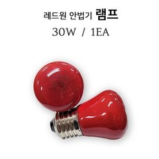 레드원 안법기 램프 (30W), 1개