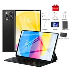 2024 안 이드 패드 프로 12 인치 HD 태블릿 글로벌 5G 듀얼 SIM 카드 와이파이 구글 플레이 노트북용 16G 1TB, 16GB-1TB-EU, 15 Pro Suit 4, 1개