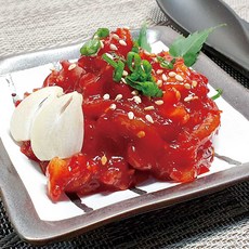 [김종구젓갈명인] 국내산 오징어젓갈 반찬용 오징어젓 200g 밑반찬 반찬, 1개