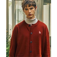 남자라운드넥가디건