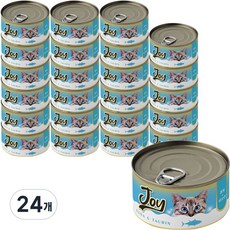 펫메이드 조이 고양이 간식캔, 24개, 80g, 참치+타우린