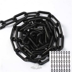 EROM 주차 체인 8MM 블랙 체인고리, 1개