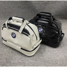 BMW 골프 의류 가방 골프화 보관 크리스탈 남여공용 보스턴백, 검은 색 - bmw캐디백