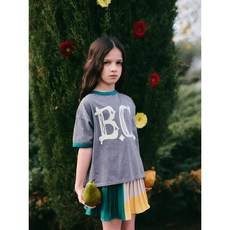 [BOBO CHOSES] 보보쇼즈 24FW 키즈 티셔츠 BC Vintage T-shirt B224AC003 - 보보쇼즈