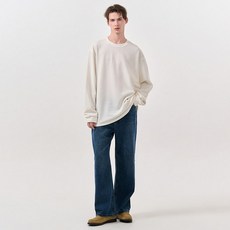제너럴아이디어 UNISEX 베이직 사카리바 롱 슬리브 티 [WHITE] SBD3U01007