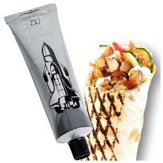 Space Food Chicken Shawarma Wraps 비상 식량 캠핑 튜브 치킨 샤와르마 맛 165g, 1개