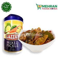 LAZZAT Mixed Pickle in Oil 1kg 믹스 피클, 1개