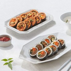 한국야쿠르트 잇츠온 비건 냉동 김밥 야채 유부우엉 고추장 비빔밥 세트, 3개, 220g