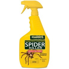 Harris 해리스 스파이더 킬러 리퀴드 스프레이 거미 집거미 퇴치 제거 약 퇴치제 살충제 946mL, 1개