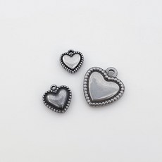 써지컬스틸 엔틱 하트 펜던트 써지컬하트(size3)