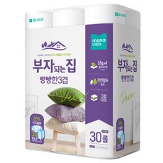모나리자 부자되는집 빵빵한3겹 데코 30롤 1팩, 30개, 30개입