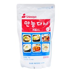 시마야 만능다시 1kg x 10팩, 10개