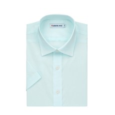 마혼방 솔리드 민트 일반핏 반소매 셔츠 UA2RS110MT