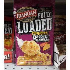 Idahoan fully loaded peppered bacon & cheddar mashed potatoes 풀리 로이드 페퍼드 베이커 엔 체다 매쉬드 포테토 10팩