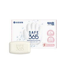 유한양행 [본사직영] 해피홈 SAFE365 비누 핑크포레향 (85gx1입), 6개, 85g