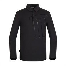 톨비스트 남성 빅로고 컬러블럭 에리 티셔츠 GACF9-MKL110 BK1