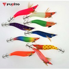 후지토 수평왕 2.2호 네츄럴 틴셀 오모리그 한치 갑오징어 주꾸미 문어에기, 8.타이거 퍼플