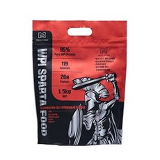 밀팜 스파르타푸드 WPI 헬스 프로틴 단백질보충제 포대유청, 1.5kg, 2개
