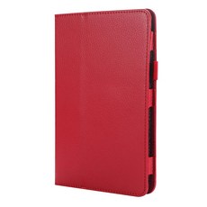 태블렛PC케이스 테블릿pc케이스 적용 Lenovo TAB410PLUS TBX704F N다이어리 가죽북커버 X304F 휴대식, TB-X304F/ N레드 가선 타입