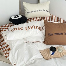 체커보드레터링침구