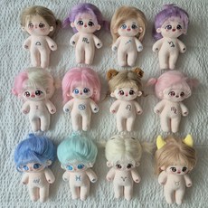 지오몽 20cm 요정 별자리 인형 무속성 솜인형 아이돌 솜깅이 뼈깅 유골 무골, 베이지+핑크, 1개, 쌍둥이자리 베이_무골