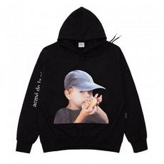 ACME DE LA VIE ADLV BABY FACE HOODIE BLACK CAP BOY