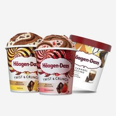 하겐다즈 [T]하겐다즈 아이스크림 파인트 3개 골라담기, (파인트)초코x3개