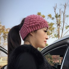 헤어밴드 머리장식 가을겨울 통이넓은 머리띠 개성 블랙플라워 여성 여성스타일 화이트 단색 두꺼운