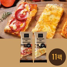 리뉴얼 라쿠치나 포카치아 수제 피자 11팩(페퍼로니6+허니갈릭5), 없음
