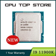 인텔 코어 I9 11900K 3.5GHz 8 16 스레드 CPU 프로세서 L3 = 16MB 125W LGA 1200 밀폐형 신제품, 한개옵션0 - 11900k