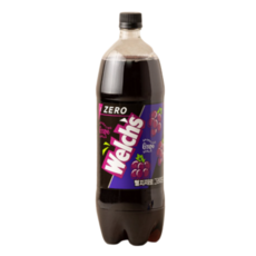 웰치스 제로 그레이프맛 (포도) 1.5L 낱개 / 5페트, 5개