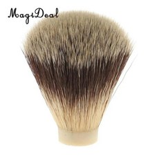 Magicdeal-남성용 나일론 면도 브러시 매듭 살롱 헤어 모발 타원형 커팅 더스트 남성용 얼굴 수염 청소 기구, [01] 18, 1개, 01 18