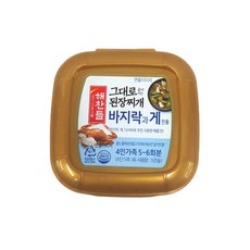 그대로된장찌개(바지락과게)450G-3개, 450g, 3개