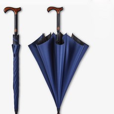 레나틱 이중 분리되는 튼튼한 지팡이 대형 장우산