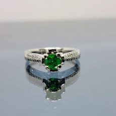 14k천연에메랄드반지