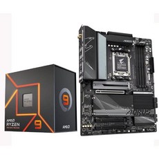 마이크로센터 AMD Ryzen 9 7900X 12코어 24스레드 잠금 해제 데스크톱 프로세서 번들 GIGAB 포함 YTE X670 AORUS 엘리트 AM5 DDR5 PCIe 5, AMD Ryzen 9 7950X + X670 AORUS - 7700x