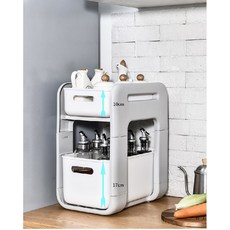 해외직구상품 정리방법 선반 다용도 슬라이딩 인출식 듀얼슬라이딩, 옵션2