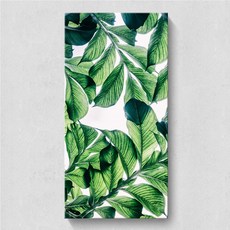 들꽃화방 신선한 녹색 식물 캔버스 액자 벽화 실내 풍수 인테리어 홈 장식 아이템 북유럽 그림, 신선한 녹색 식물-B