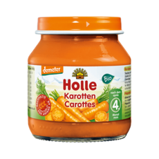 Holle 홀레 베이비 야채 당근 이유식 6x125g (4개월후), 기본