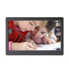 디지털액자초박형 LED 전자 사진 앨범 10.1 인치 디지털 액자 1280x800 LCD MP3 비디오 플레이어, 01 black_02 미국 플러그, 미국 플러그, 01 black_02 미국 플러그