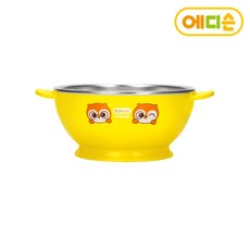 에디슨 귀여운 동물캐릭터!! 프렌즈 유아동 식기 모음 우주저렴함, 프렌즈논슬립스텐공기[부엉이], 1개