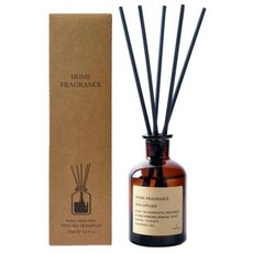 茶色擴香瓶 飯店香水型 120ml 室內香氛, 英國梨小蒼蘭, 1瓶