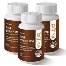 소연골 콘드로이친 효능 콘드로이친1200 무릎 손가락 관절, 3개, 180정