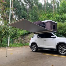 루프탑텐트 차량용 SUV 카니발 승용차 산타페 쏘렌토 카프 캠핑 쉘터 그늘막 사이드, O